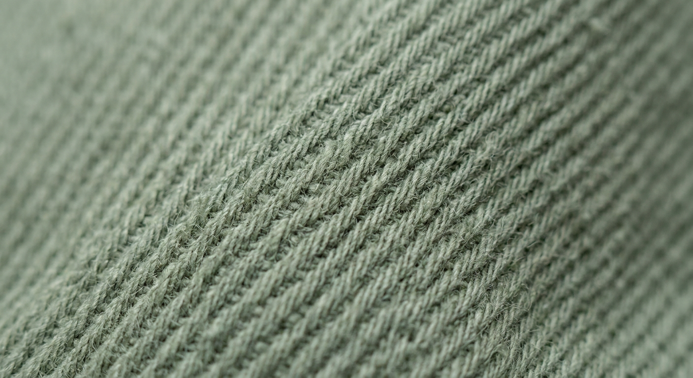 Coton Sergé Sauge